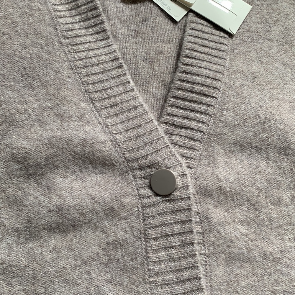 🔥♥️🔥 Club Monaco Boiled Cashmere Cardigan size M - Picture 6 of 7